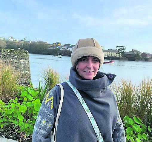 BIG CHANGES: Tara Saunders overlooking Kinsale harbour.