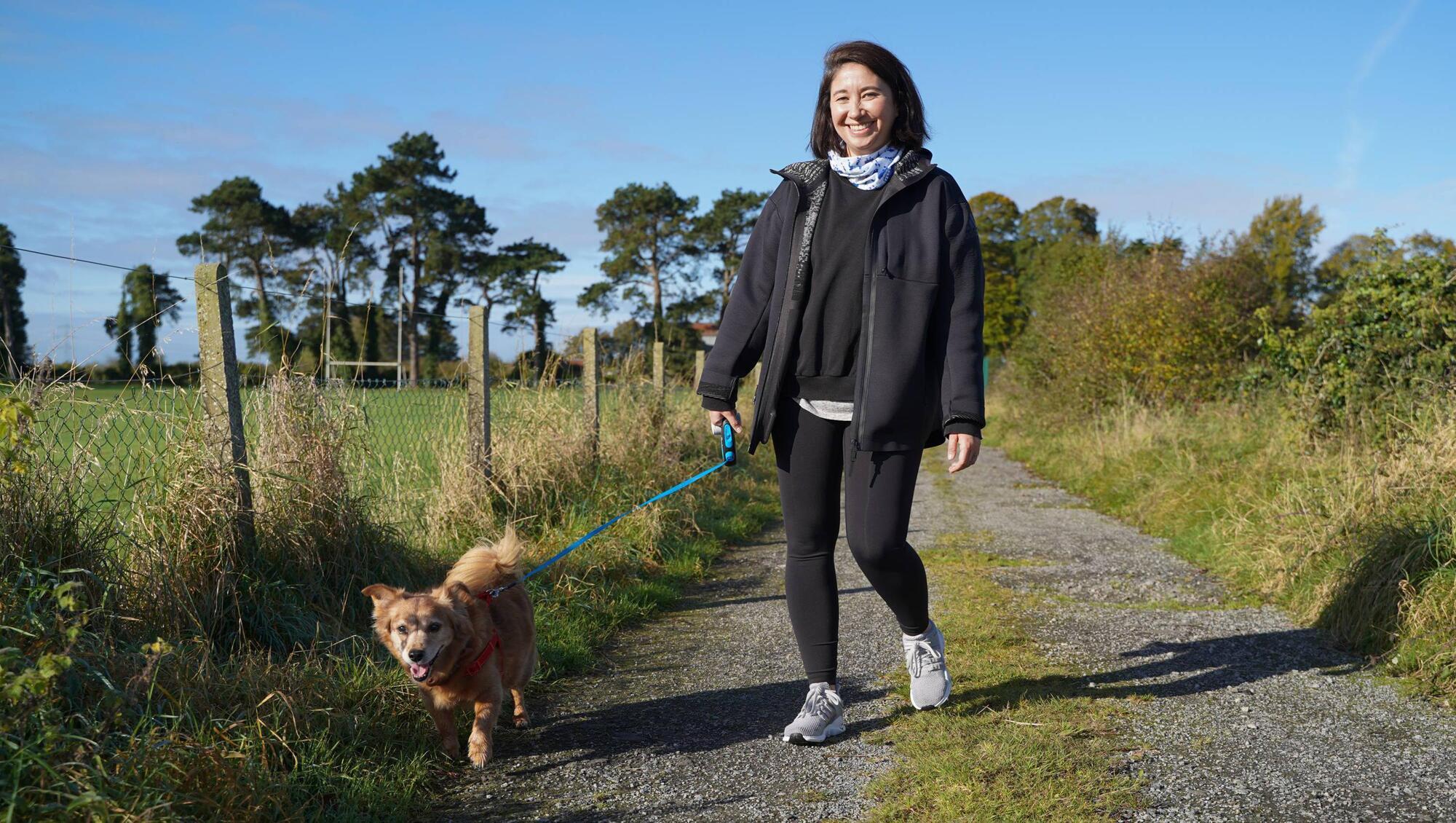 A dog walk a day plus a new smart fitness tracker keeps stress at bay - Vimarsana News