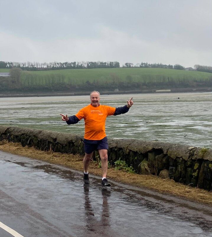 Justin running in Clonakilty in 2020. Justin running in Clonakilty in 2020.