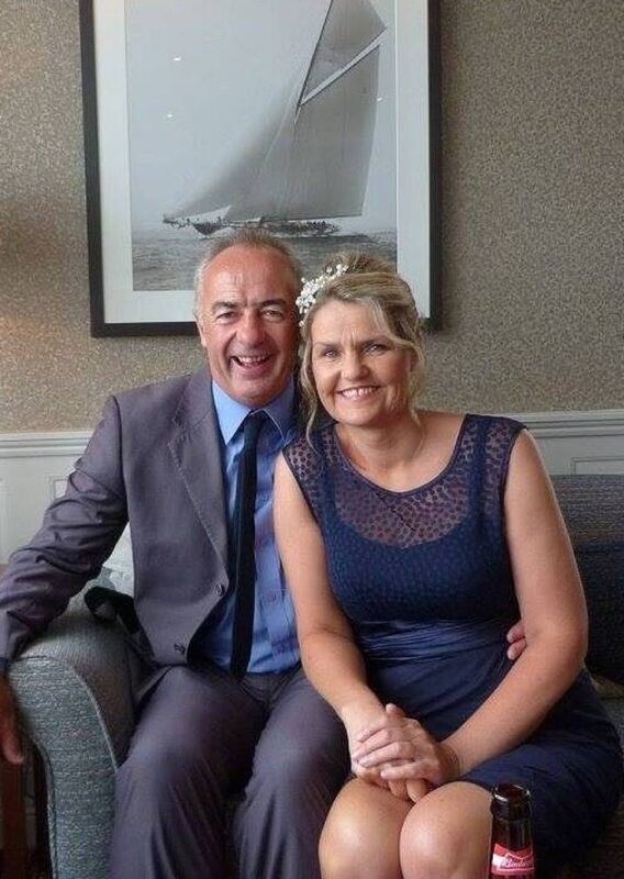 Alice Crowley and husband Justin. Alice Crowley and husband Justin.