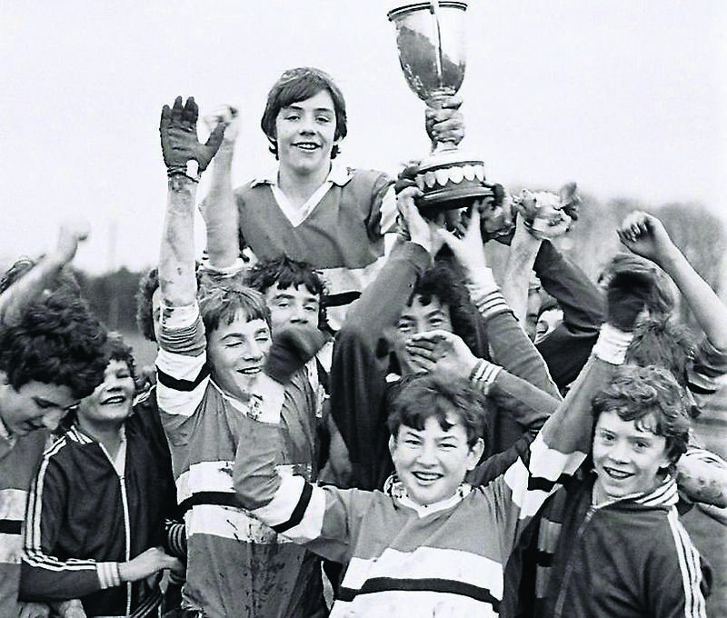 Denis Irwin enjoyed lots of success on Cork’s GAA pitches, including with Coláiste Chríost Rí (front centre). Denis Irwin enjoyed lots of success on Cork’s GAA pitches, including with Coláiste Chríost Rí (front centre).