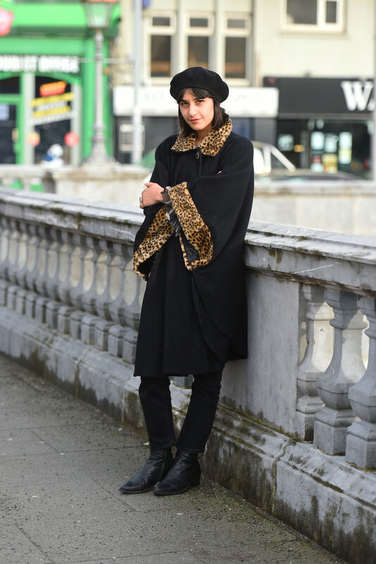 Izabella wearing this wool cape coat, also from MIss Daisy Blue. Izabella wearing this wool cape coat, also from MIss Daisy Blue.