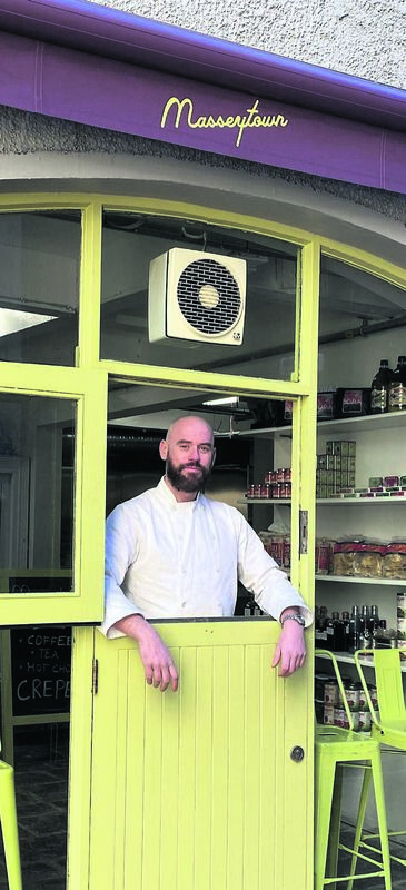 FOLLOWING HIS DREAM: Tom Creedon at his premises Masseytown