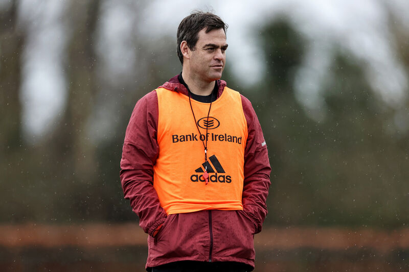 Munster head coach Johann van Graan. Picture: INPHO/Laszlo Geczo
