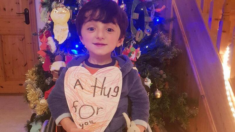 Adam King's 'Virtual Hug' to light up landmarks across the country tonight Adam King's 'Virtual Hug' to light up landmarks across the country tonight