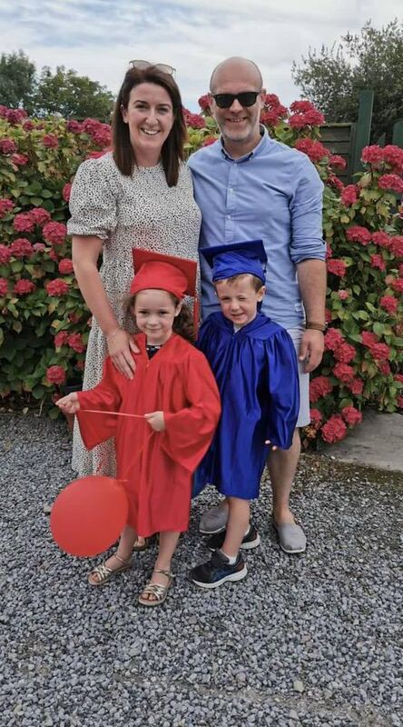 Tracey Carty and her family.