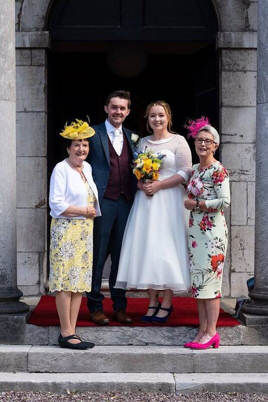 BY THEIR SIDE: Groom Fergal Condon and bride Fiona O’Donovan with their mothers, Marie and Nancy. Pictures: Ger Kelliher BY THEIR SIDE: Groom Fergal Condon and bride Fiona O’Donovan with their mothers, Marie and Nancy. Pictures: Ger Kelliher
