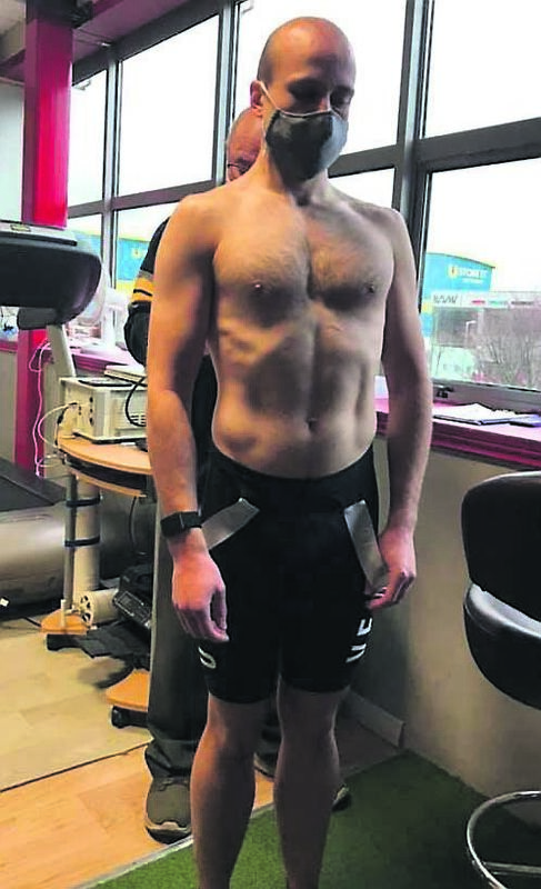 FITNESS REGIME: Donnacha McCarthy has a great competitive spirit.