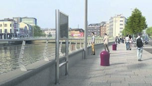 <p class="contextmenu internal_Caption">PROTECTION: How the Lower Lee Flood Relief Scheme would look at Lapps Quay in Cork city</p>