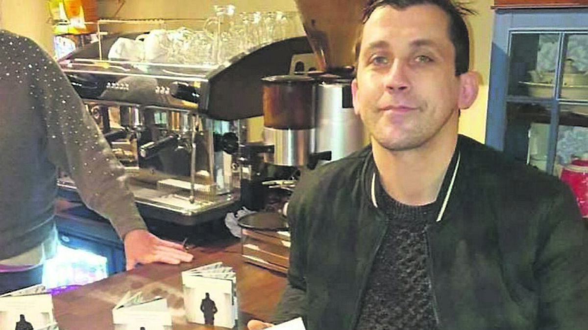 Once homeless on the streets of Cork... now he's written a book
