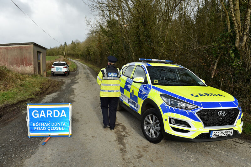 The scene near Drumdeer Wood, at Doneraile, Co Cork where Gardai discovered a body of a womenon Thursday afteernoon in a car that was on fire. Picture Dan Linehan The scene near Drumdeer Wood, at Doneraile, Co Cork where Gardai discovered a body of a womenon Thursday afteernoon in a car that was on fire. Picture Dan Linehan