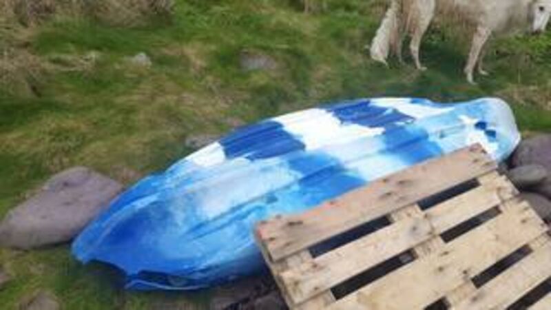 'It crossed the Irish Sea without a paddle': 'It crossed the Irish Sea without a paddle':