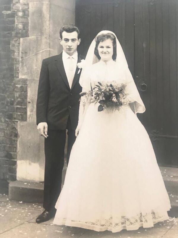 Anne and Danny Keane on their wedding day.