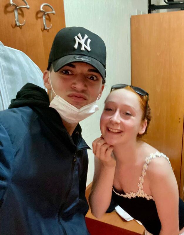 Abigail Mulcahy-O’Connell appeared on Italy’s Got Talent alongside her friend Federico Perotti. Abigail Mulcahy-O’Connell appeared on Italy’s Got Talent alongside her friend Federico Perotti.