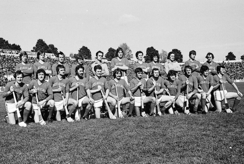 The St Finbarr's team from 1977.