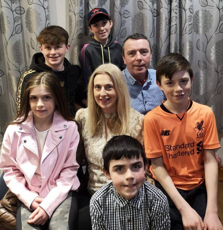 Mairead Coakley with her husband Colm, daughter Ashling, and sons Ronan, Donnacha, Cillian and Páraic Mairead Coakley with her husband Colm, daughter Ashling, and sons Ronan, Donnacha, Cillian and Páraic