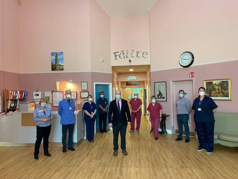 Oaklodge Nursing Home in Cloyne which vaccinated 98% of its residents and staff against the virus.