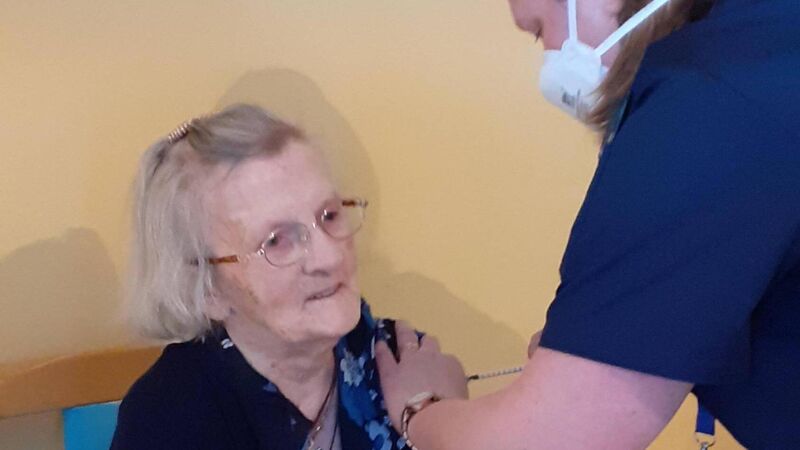 101-year-old becomes first resident to receive both doses of vaccine at East Cork nursing home