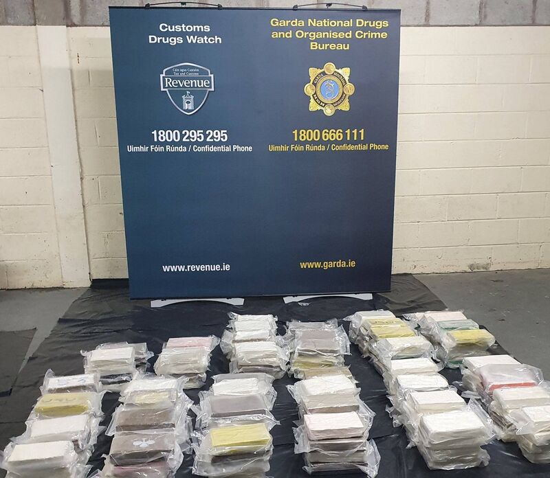Cocaine with a street value of over €12 million has been seized in Cork. Cocaine with a street value of over €12 million has been seized in Cork.
