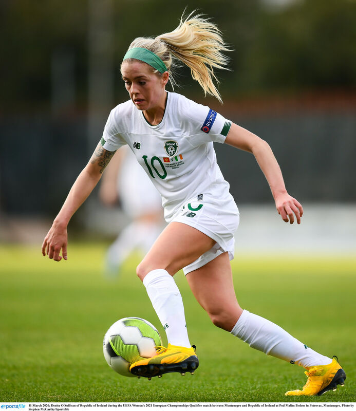 Denise O'Sullivan on the ball. Picture: Stephen McCarthy/Sportsfile