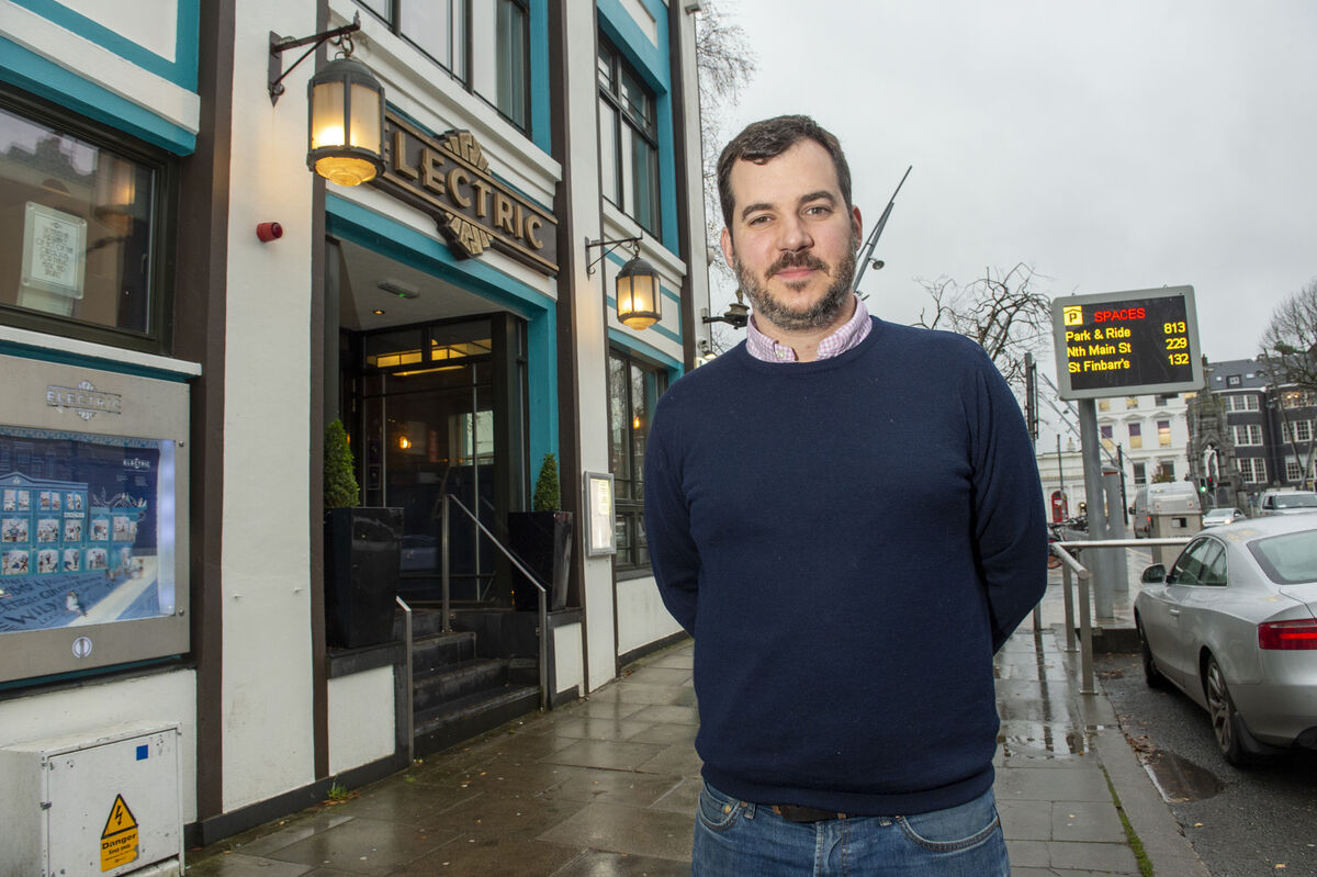 Publican Ernest Cantillon outside his Electric Bar and Restaurant on the South Mall, Cork. Picture Dan Linehan Publican Ernest Cantillon outside his Electric Bar and Restaurant on the South Mall, Cork. Picture Dan Linehan