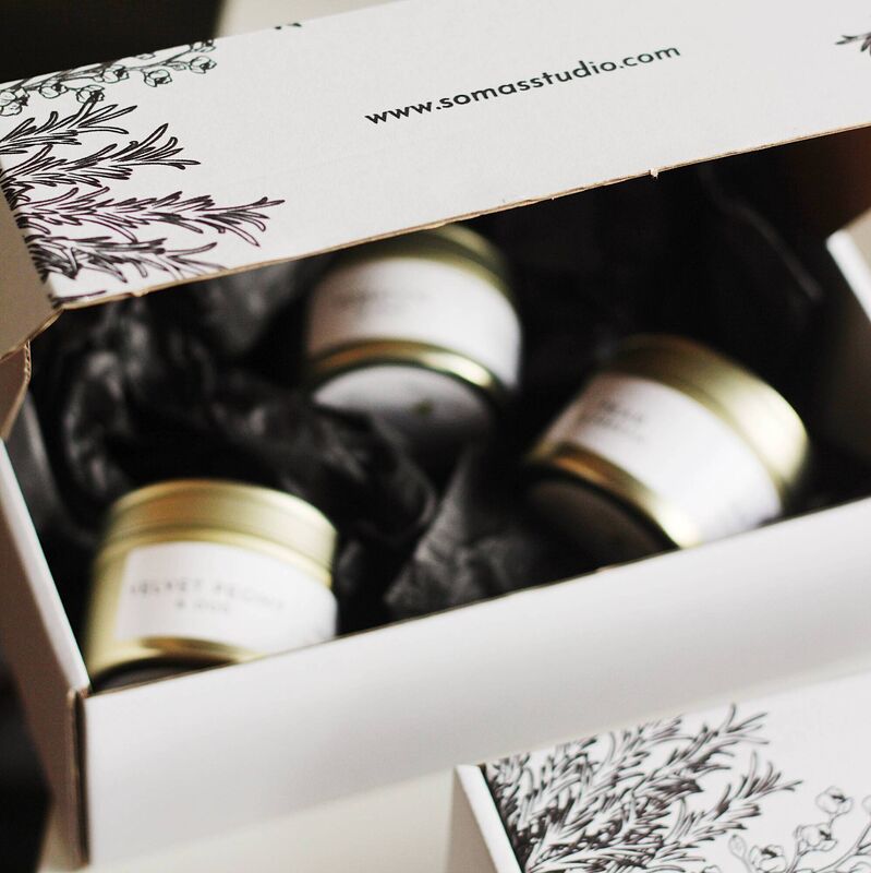 The Sómas candles are 100% natural wax. The Sómas candles are 100% natural wax.