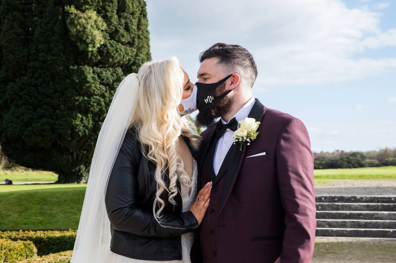 A DIFFERENT DAY: The couple said despite the stress of the unknown during 2020, they still managed to have a wonderful wedding day, with a close group of family.