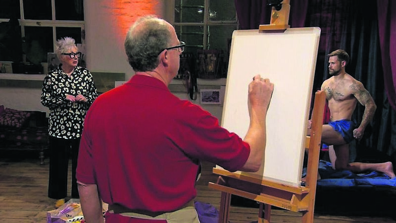 Naked ambition: Artists strip off in TV challenge