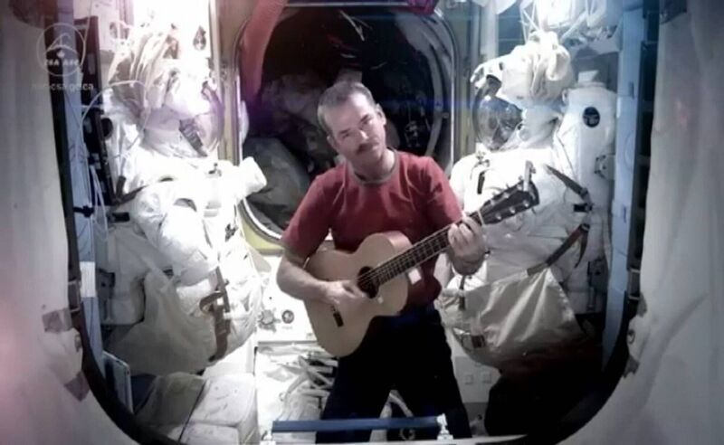  Commander Chris Hadfield, the former commander of the International Space Station.