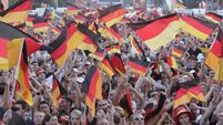 Fans Watch Germany vs. Poland