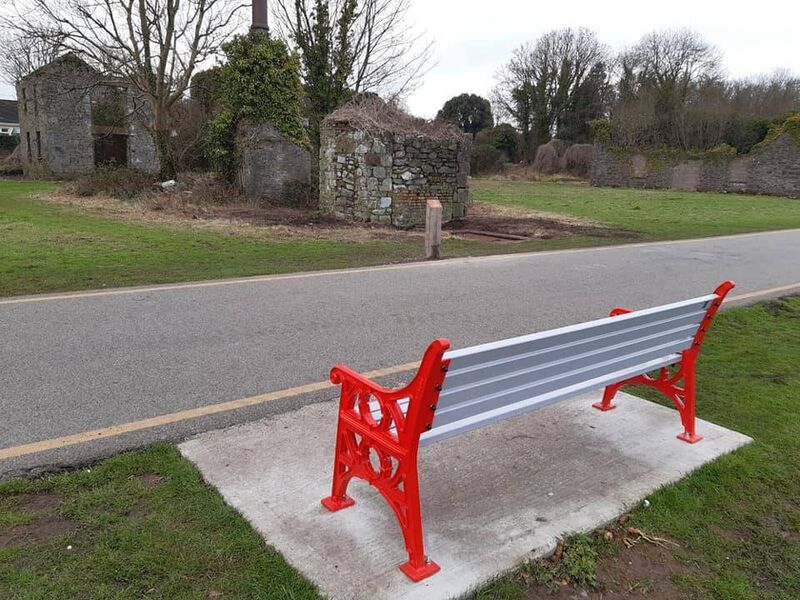 New Cast Iron seats installed in Ballincollig Regional Park. New Cast Iron seats installed in Ballincollig Regional Park.