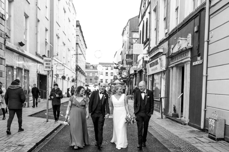 They did a stroll about the city for photographs and were overwhelmed by all the good wishes.