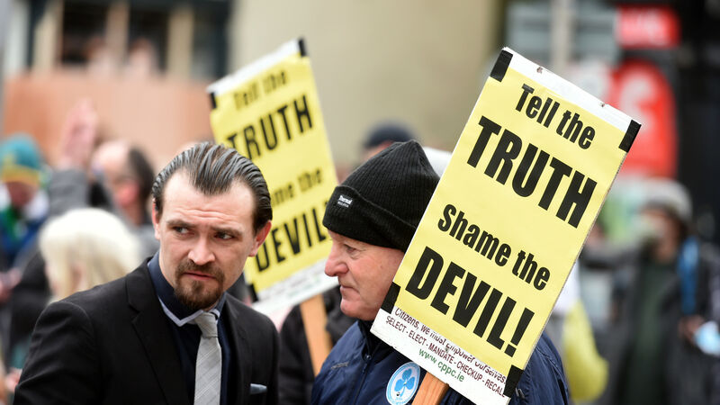 'I see people in misery, living in fear': Cork city protest attendees frustrated by Covid restrictions and distrustful of politicians 