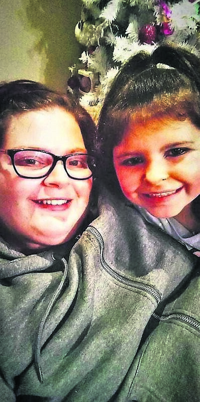 Linda Raymond and Lily Wallace Raymond. She found she was pregnant five weeks before due date