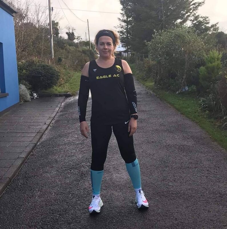 Joanna Riddell who lives in Bere Island completed her first marathon in 2016. Joanna Riddell who lives in Bere Island completed her first marathon in 2016.