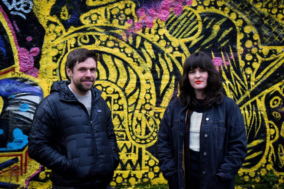 Ainle Ó Cairealláin and Vicky Langan of Rebel Matters.