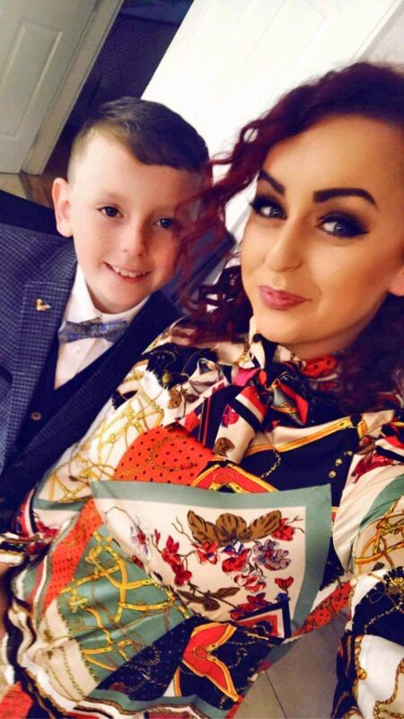 Shellie Buckley with son James. She was 30 weeks gone and about to sit her Junior Cert when she discovered she was pregnant with him.