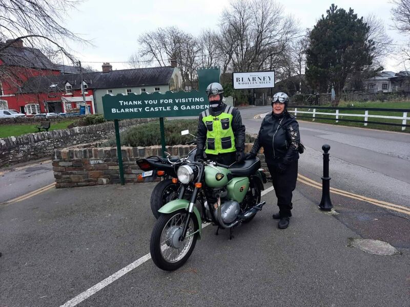 The couple love bikes and have made world-wide friends in vintage bike clubs and heading out on jaunts. The couple love bikes and have made world-wide friends in vintage bike clubs and heading out on jaunts.