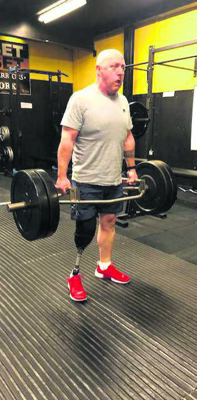 Sean O’Leary, in training.