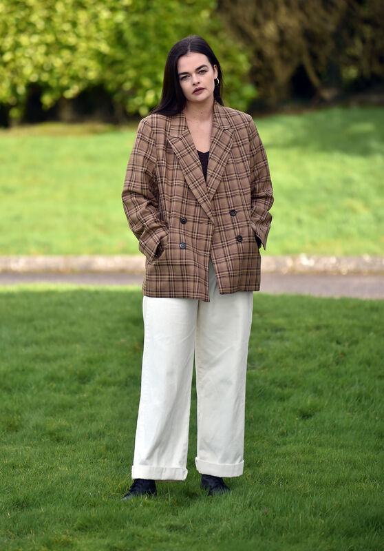 Megan Haly wearing outfit one. Megan Haly wearing outfit one.