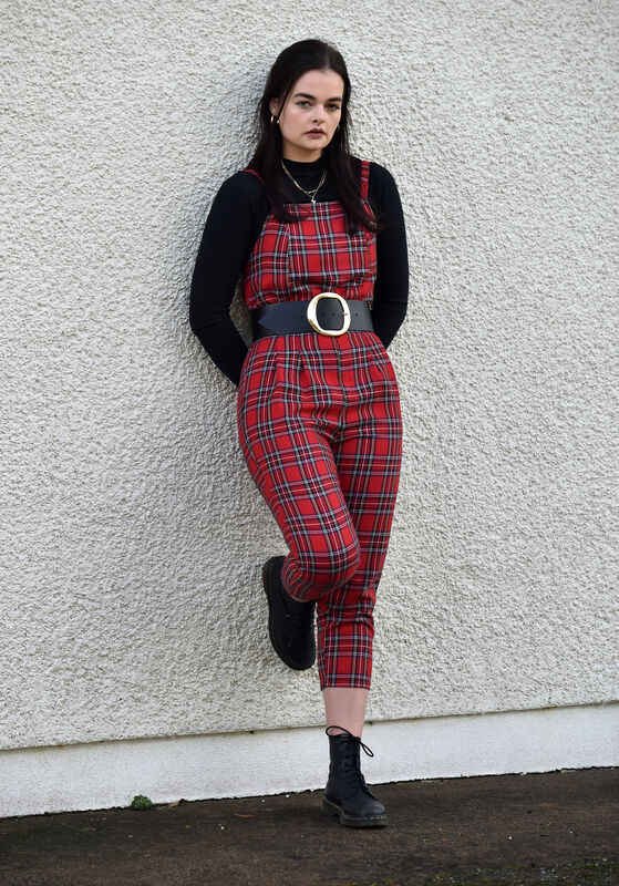 Megan Haly in outfit three. Megan Haly in outfit three.