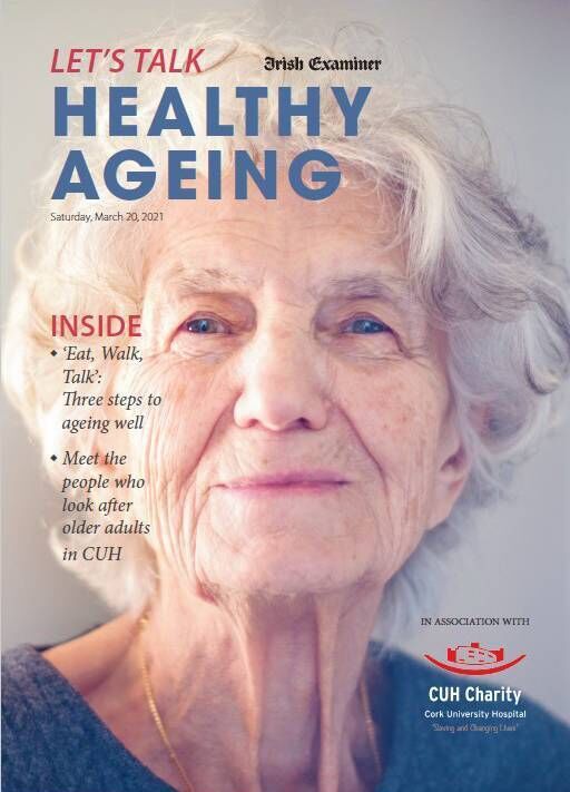 The 'Let's Talk Healthy Ageing' booklet, produced by the Irish Examiner in partnership with Cork University Hospital, was included with the print edition of Saturday, March 20. Below is a link to the booklet in a flickable e-paper format. The 'Let's Talk Healthy Ageing' booklet, produced by the Irish Examiner in partnership with Cork University Hospital, was included with the print edition of Saturday, March 20. Below is a link to the booklet in a flickable e-paper format.