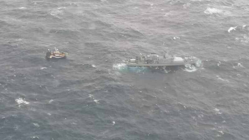 LATEST: Seven crew members airlifted to safety after major operation off Cork coast