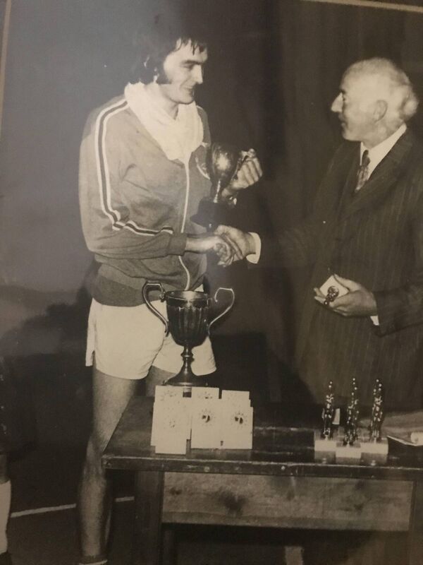 A young Billy Kelly, Neptune in 1965 receiving the Junior League Cup from Donal O’Donoughue. A young Billy Kelly, Neptune in 1965 receiving the Junior League Cup from Donal O’Donoughue.