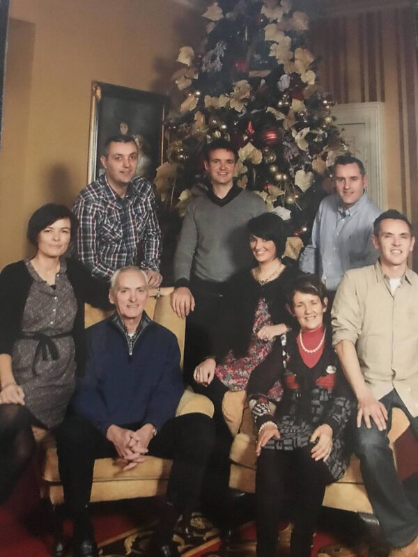 The Kelly family back row L o R: Paul, William, Alan, front row L to R: Shirley, Billy, Vivian, Nuala and Glenn at their home.  The Kelly family back row L o R: Paul, William, Alan, front row L to R: Shirley, Billy, Vivian, Nuala and Glenn at their home.