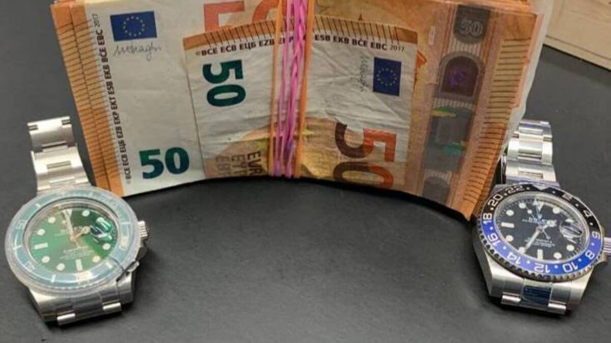 Cash, Rolex watches and car seized by gardaí in Cork