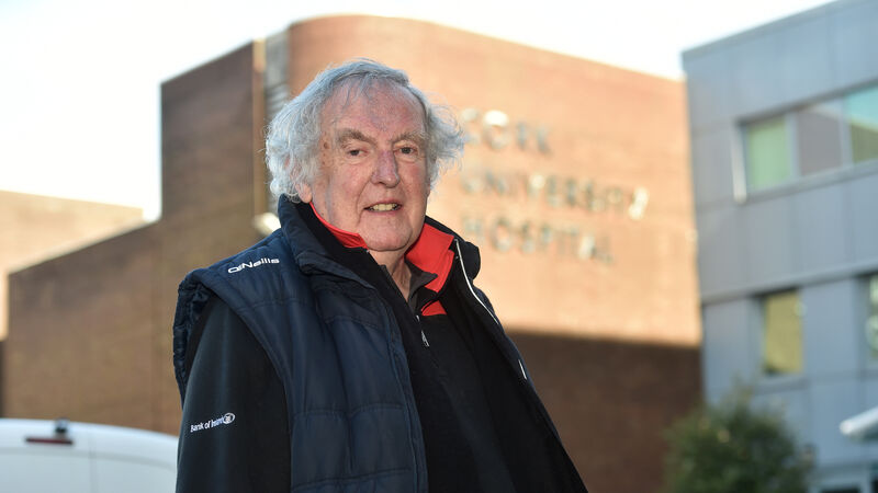 Dr Con clocks up the steps for CUH charity