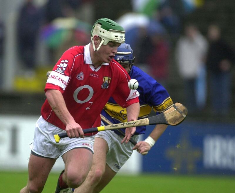 Cork's Niall McCarthy racing onto the sliotar in the 2002 league semi-final against Tipp. Picture: Eddie O'Hare