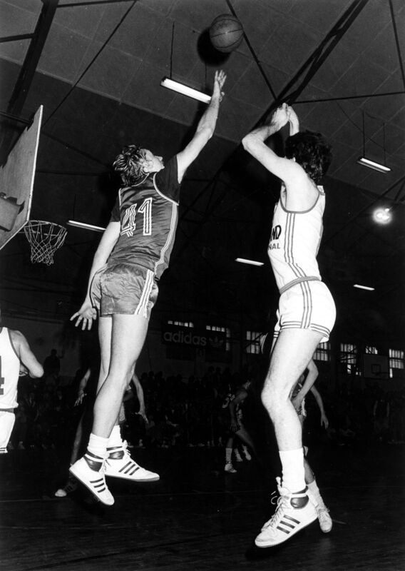 Neptune's Tom Wilkinson in action in 1983. Neptune's Tom Wilkinson in action in 1983.