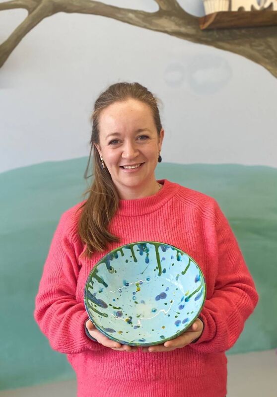 Sophie Miall of Cre Pottery Studio.